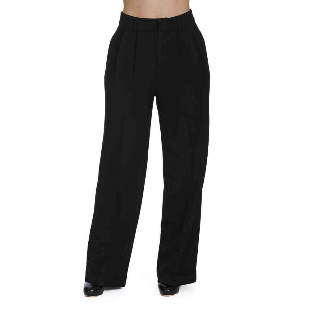 Banned - Etta James Wijde broek - Zwart